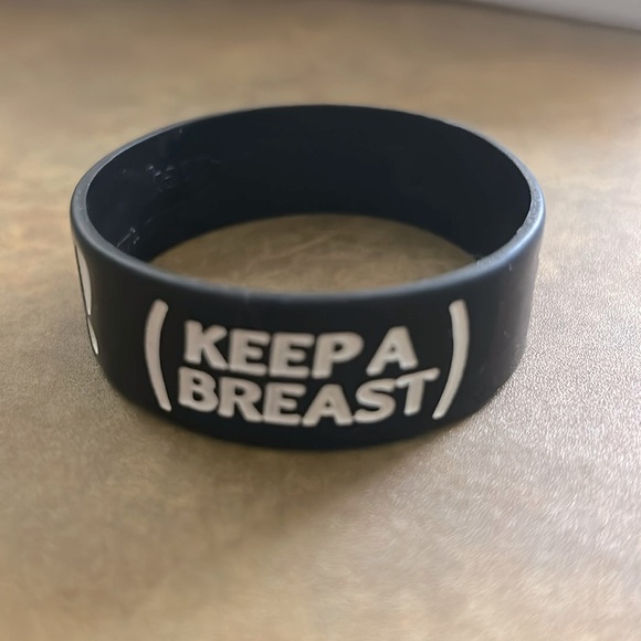 Jewelry - “I Love Boobies” rubber wrist band
